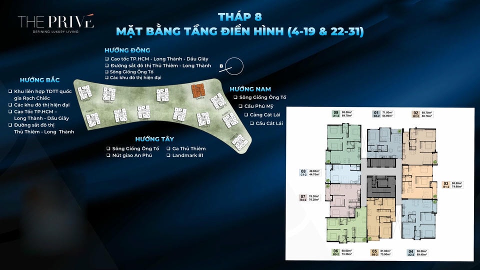 Layout Tháp 8 – The Privé