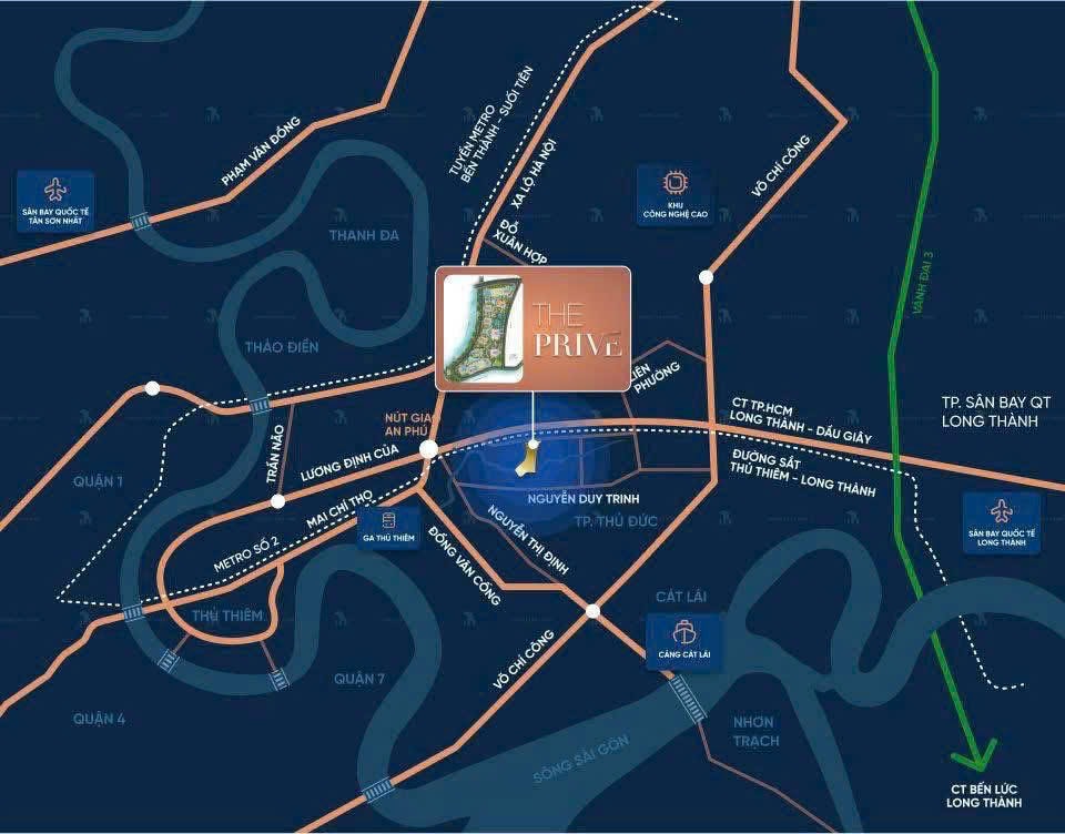 The Privé – Kết nối giao thông thuận lợi